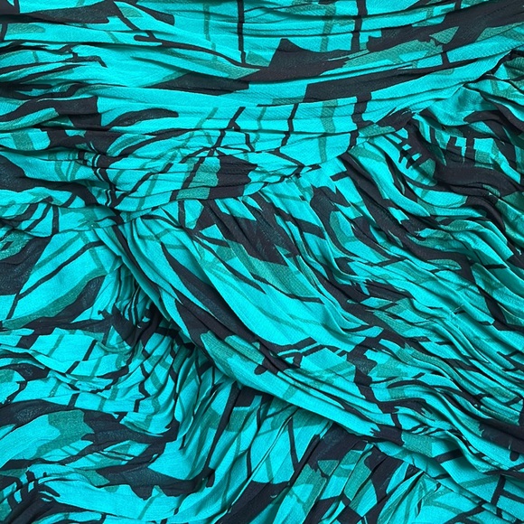 Turquoise and Black Skirt from Mendocino - Size 4 - Picture 4 of 4